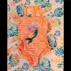 Justice mermaid swimsuit for 10-12 year girl